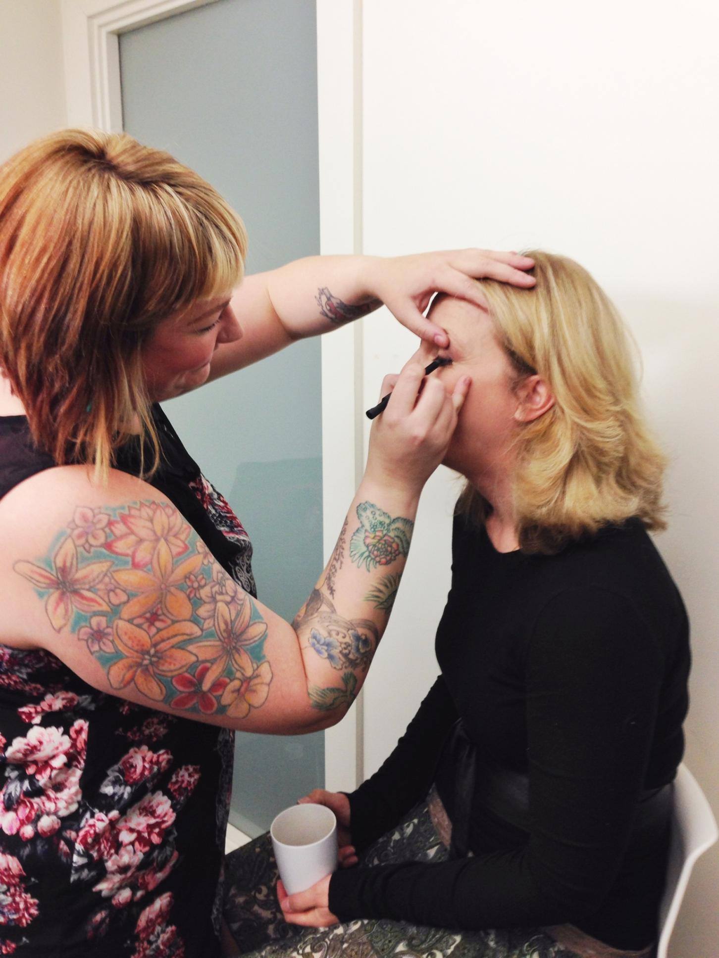 Makeup and hair--such a fun experience!
