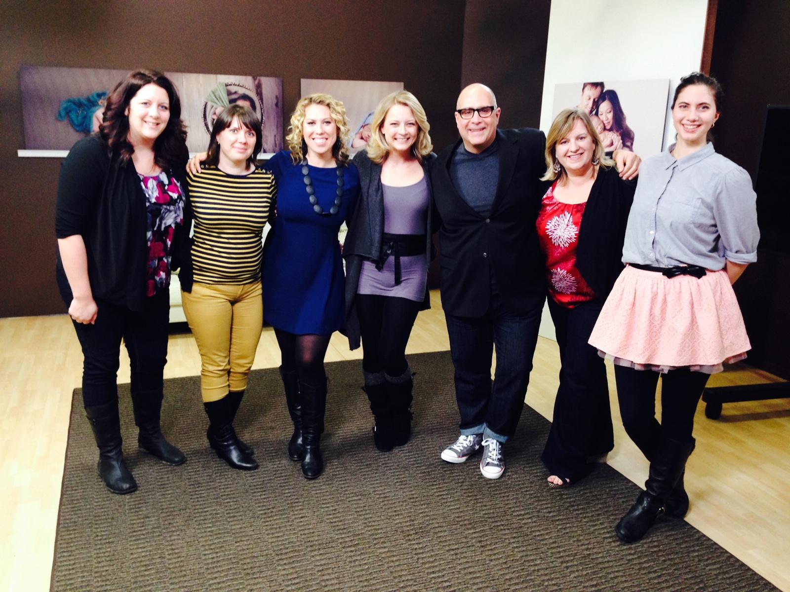 creativeLIVE students and producers and teacher--the best team ever!