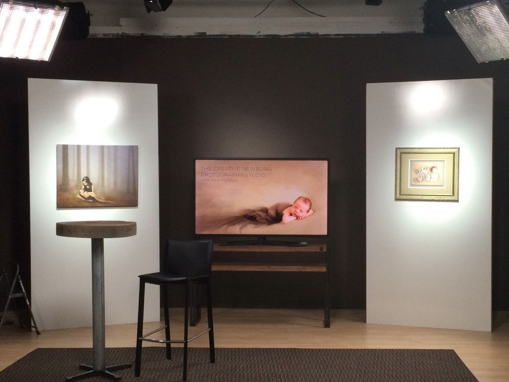 The studio, just before the course launched live.
